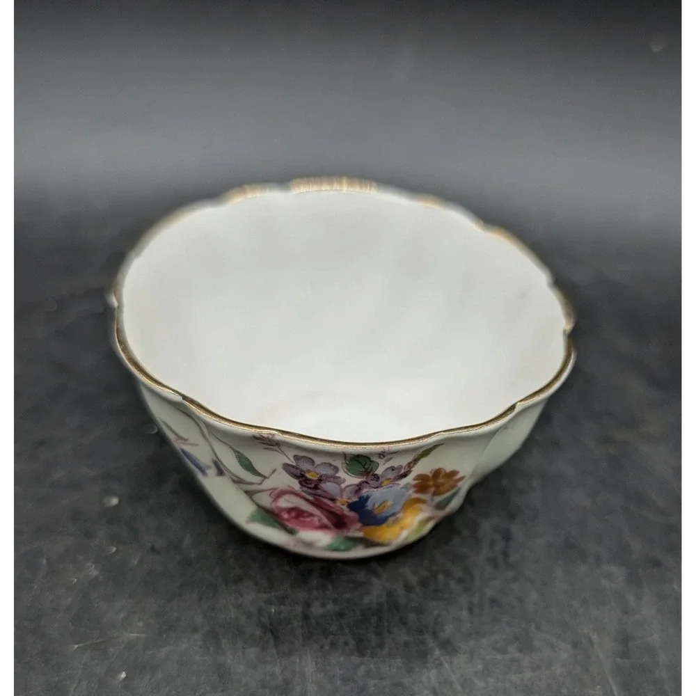 Paragon England Fine Bone China Floral Scalloped Open Sugar Bowl  2